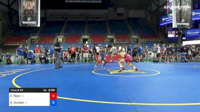 160 lbs Cons 8 #2 - Colby Njos, Minnesota vs Aurelius Dunbar, Pennsylvania