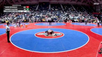 3A-120 lbs Cons. Round 2 - Kadin McDonald, Chestatee vs Barrett Clayton, Jefferson
