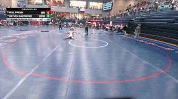 138 lbs Consolation 3rd - Will Baker, Episcopal High School- Houston (TX) vs Hayven Bazemore, Conroe Woodlands College Park