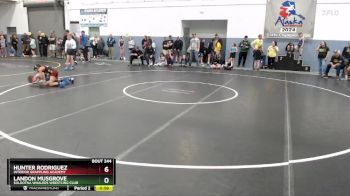 74 lbs Quarterfinal - Hunter Rodriguez, Interior Grappling Academy vs Landon Musgrove, Soldotna Whalers Wrestling Club