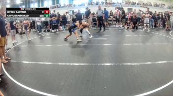 88 lbs Round 3 (10 Team) - Kai Vongkhankeo, Team Barracuda vs Jayden Santana, Eagle Empire