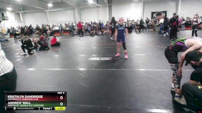 95/101 Round 2 - Andrew Wall, Northeast Georgia Mat Monstars vs Kristalyn Dandridge, Summerville Takedown Club