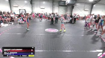 78 lbs Round 3 (3 Team) - Bridget Castleberry, RPA vs Bella Johnson, Lady Reapers
