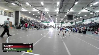 126 lbs Cons. Round 7 - Adam Bilby, South Central Punisher vs Alex Gates, GI Grapplers