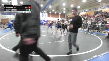 132 lbs Champ. Round 1 - Darien Miles, Alta Loma vs Brady Mercer, Fountain Valley