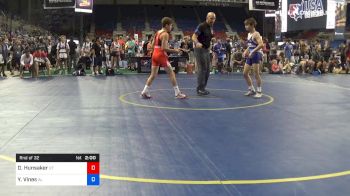 100 lbs Rnd Of 32 - Dallan Hunsaker, Utah vs Yanni Vines, Alabama