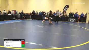 87 lbs Quarterfinal - Abigail Story, Lower Moreland vs Addison Keem, Cambridge Springs