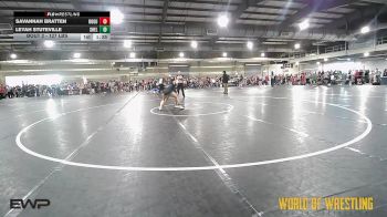 127 lbs Round Of 16 - Savannah Bratten, Rogue Warrior Wrestling vs Leyah Stuteville, Shelton Wrestling Academy
