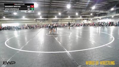 127 lbs Round Of 16 - Savannah Bratten, Rogue Warrior Wrestling vs Leyah Stuteville, Shelton Wrestling Academy