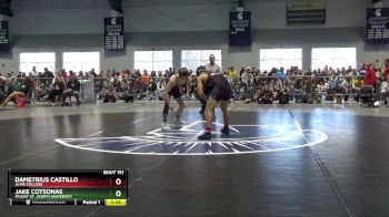 141 lbs Cons. Round 1 - Jake Cotsonas, Mount St. Joseph University vs Dametrius Castillo, Alma College