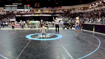 5A 133 lbs Cons. Semi - Andres Romero, Los Lunas vs Gabriel Serros, Volcano Vista