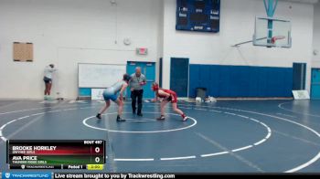 120G Quarterfinal - Brooke Horkley, Owyhee Girls vs Ava Price, Thunder Ridge Girls