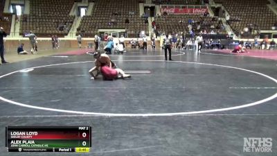 145 lbs Cons. Round 3 - Alex Plaia, John Carroll Catholic HS vs Logan Loyd, Shelby County