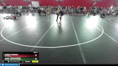 126 lbs Quarterfinal - Gabe Hernandez, Askren Wrestling Academy vs Jasen Porras, Wisconsin