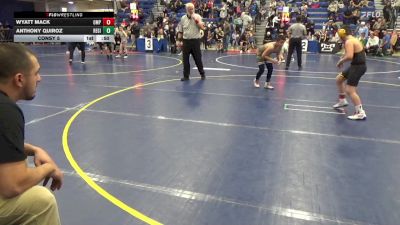 105 lbs Consy 5 - Wyatt Mack, Omp vs Anthony Quiroz, Region Wrestling Acad