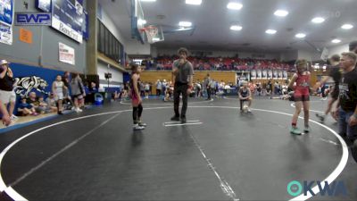 62 lbs Rr Rnd 3 - Kapri Bruens, Carl Albert vs Addy Chay, Harrah Little League Wrestling