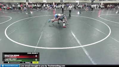 98 lbs Cons. Round 5 - Carter Solt, Askren Wrestling Academy vs Braxton Brink, DC Elite Wrestling