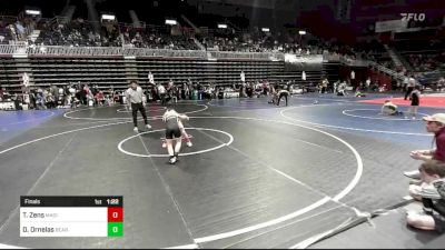 77 lbs Final - Tayten Zens, Madison vs Dominic Ornelas, Bear Creek Jr. WC