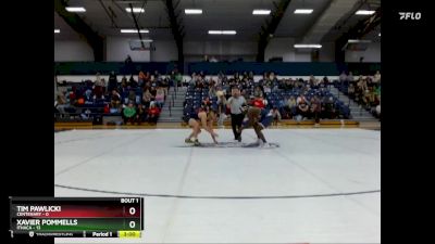 184 lbs Finals (2 Team) - Tim Pawlicki, Centenary vs Xavier Pommells, Ithaca