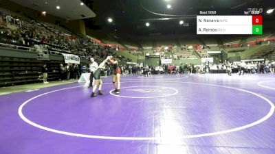 142 lbs Consi Of 8 #2 - Nikole Navarro, Nipomo vs Ariana Ramos, Golden West