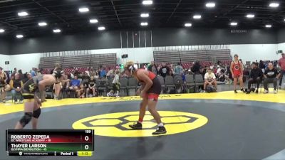 159 lbs Quarterfinals (8 Team) - Thayer Larson, Olympia/Demolition vs Roberto Zepeda, DC Wrestling Academy