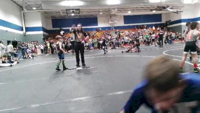 55 lbs Semifinal - Brody Purvis, Mighty Warriors Wrestling Aca vs Kelle Solon, Cobra Wrestling Club