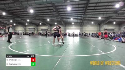 125 lbs Round Of 16 - Noah Wuthnow, Abilene Kids vs Kingston Applebee, Prodigy Elite Wrestling