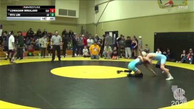 103 lbs Cons. Round 1 - Ryu Lim, Alpha Dawg vs Lowagain Brealand, Georgetown