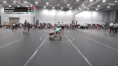 98 lbs Round 3 (4 Team) - Elsa Scott, New England Gold vs Owen Lloyd, Steller Trained Greedo