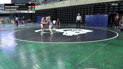 158 lbs 3rd Place - Kiara Davidson, Johnson City vs Talah Patton, Seaford