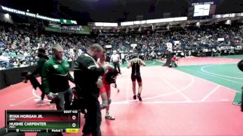 108 lbs Champ. Round 3 - Ryan Morgan Jr., DAB1 vs Hughie Carpenter, PBG1