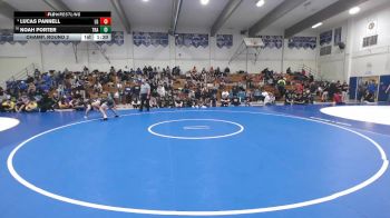 161 lbs Champ. Round 2 - Noah Porter, Tracy vs Lucas Pannell, Los Gatos
