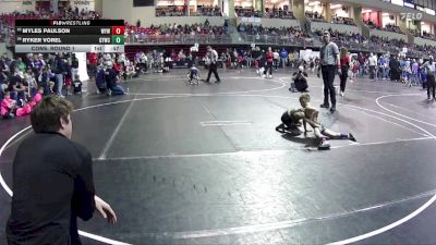 53 lbs Cons. Round 1 - Ryker Vorel, Gretna Youth Wrestling Club vs Myles Paulson, Wolverine Youth Wrestling