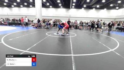 215 lbs 1/4 Final - Nash Mullis, North Carolina vs Cristhian Soto, Florida