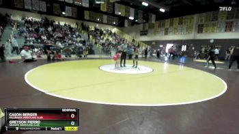 49 lbs Semifinal - Greyson Fierro, Granite Wrestling Club vs Cason Berger, Fallbrook Wrestling Club