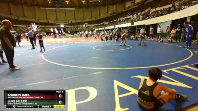 76 lbs Semifinal - Andrew Dahl, Williamsburg Wrestling Club vs Luke Miller, Great Bridge Wrestling