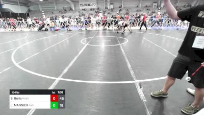 154 lbs Rr Rnd 2 - Stan Boris, Mat Assassins Red vs JONAS MANNIER, Ragin Raisins Catawba