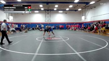 285 lbs Finals (2 Team) - David Lyons, Luther(2) vs Garth Martell, Wisconsin-Oshkosh(2)