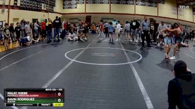 110 lbs Semifinal - Malec Ksebe, McDonald Wrestling Academy vs Gavin Rodriguez, Buxton