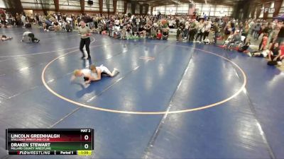 71 lbs 3rd Place Match - Draken Stewart, Millard County Wrestling vs Lincoln Greenhalgh, Stallions Wrestling Club