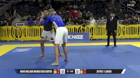 David William Branco Dos Santos vs Jeffrey J Larsen 2025 Pan IBJJF Jiu-Jitsu No-Gi Championship
