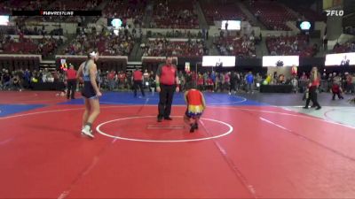 130 lbs Semifinal - Prairie Sellars, Browning Indians vs Stella Wahl, Cut Bank
