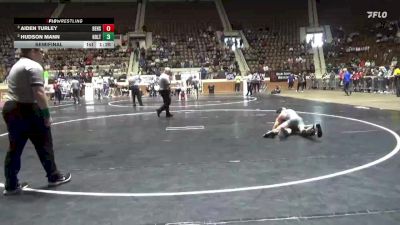 5A 113 lbs Semifinal - Aiden Turley, Beauregard HS vs Hudson Mann, Holtville