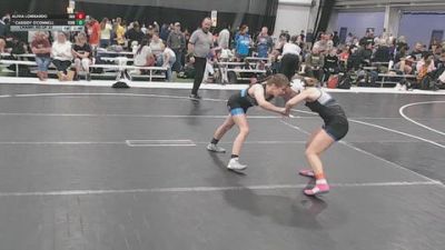 105 lbs Champ. Rd Of 32 - Alivia Lombardo, Idaho vs Cassidy O'Connell, Victory School Of Wrestling