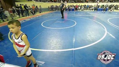 43 lbs Consi Of 16 #2 - Krome Conley, Oklahoma Wrestling Academy vs Tesslyn Brogden, Hinton Takedown Club