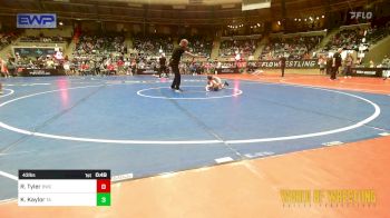 43 lbs Consi Of 8 #2 - Rowdy Tyler, Berryhill Wrestling Club vs Kashton Kaylor, Team Aggression