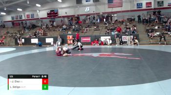 125 lbs Champ. Round 2 - Jose Diaz, Gannon vs Logan Seliga, UNC-Pembroke