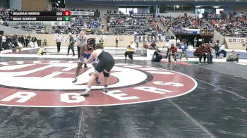 190 lbs Champ. Round 1 - Beau Gordon, South Oldham vs DeAsian Harris, Christian County