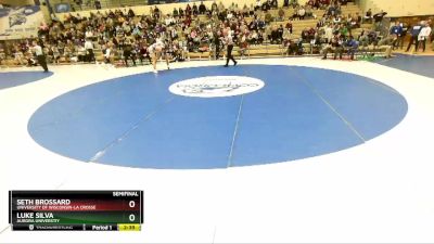 174 lbs Semifinal - Seth Brossard, University Of Wisconsin-La Crosse vs Luke Silva, Aurora Universtiy
