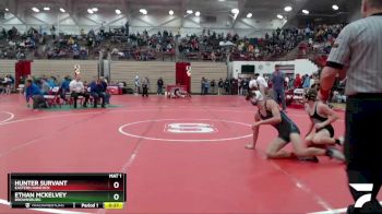 132 lbs Cons. Round 2 - Ethan McKelvey, Brownsburg vs Hunter Survant, Eastern Hancock